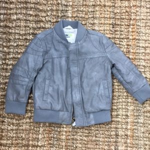 Thick Gray OshKosh Moto jacket size 2T
